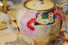 Multi pink tea-pot