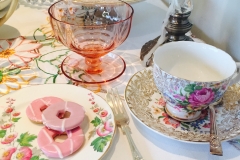 Tea and biscuits pinks