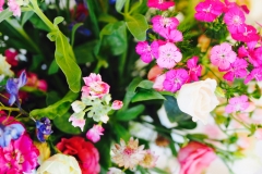 Pink flower posy